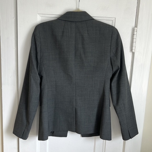 J Crew Gray Slim Single Button Blazer - Picture 6 of 8